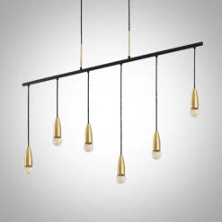 Lucande Carlea Hängeleuchte, Sechsflammig -Lucande 9639254 6