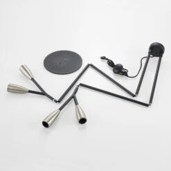 Lucande Carlea Stehleuchte, 4-fl., Schwarz-nickel 18 Lucande Carlea Stehleuchte, 4-fl., Schwarz-nickel -Lucande 9639257 7