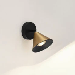 Lucande Kartio Deckenlampe, 1-fl.,neigbar, Messing 17 Lucande Kartio Deckenlampe, 1-fl.,neigbar, Messing -Lucande 9639261 6