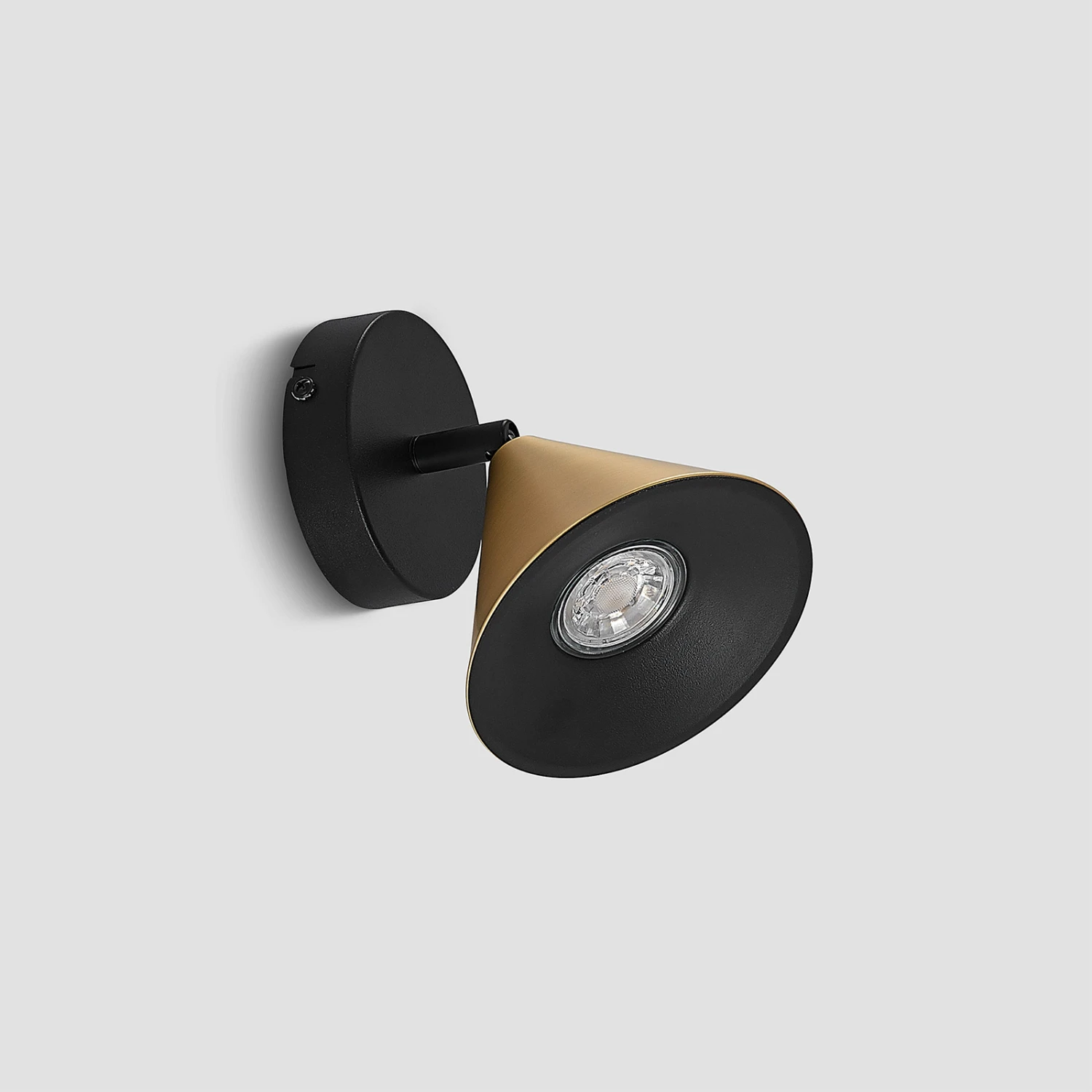 Lucande Kartio Deckenlampe, 1-fl.,neigbar, Messing 11 Lucande Kartio Deckenlampe, 1-fl.,neigbar, Messing – Bild 9