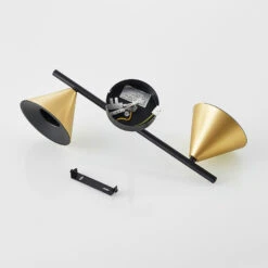 Lucande Kartio Wandleuchte, 2-fl.,up Down, Messing -Lucande 9639263 8