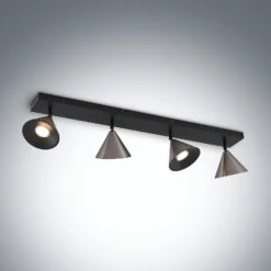 Lucande Kartio Deckenlampe, 4-fl., Neigbar, Nickel 18 Lucande Kartio Deckenlampe, 4-fl., Neigbar, Nickel -Lucande 9639270 7