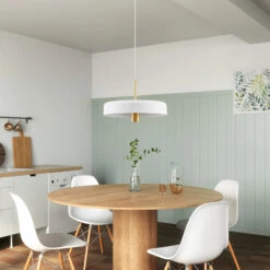 Lucande Filoreta Pendellampe, 45 Cm, Weiß -Lucande 9639284 2