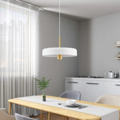 Lucande Filoreta Pendellampe, 45 Cm, Weiß -Lucande 9639284 3