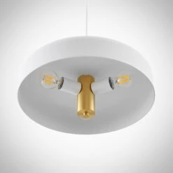 Lucande Filoreta Pendellampe, 45 Cm, Weiß -Lucande 9639284 7