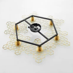 Lucande Alexaru Deckenleuchte, 6-fl., Gold, Rund -Lucande 9639287 8