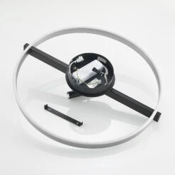 Lucande Matwei LED-Deckenlampe Ringförmig, Nickel -Lucande 9639356 8