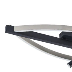 Lucande Matwei LED-Deckenlampe, Oval, Nickel -Lucande 9639360 4