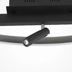 Lucande Matwei LED-Deckenlampe, Oval, Nickel -Lucande 9639360 7