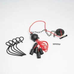 Lucande Jorna Hängeleuchte, 5-flammig, Kabel Rot 18 Lucande Jorna Hängeleuchte, 5-flammig, Kabel Rot -Lucande 9639376 7