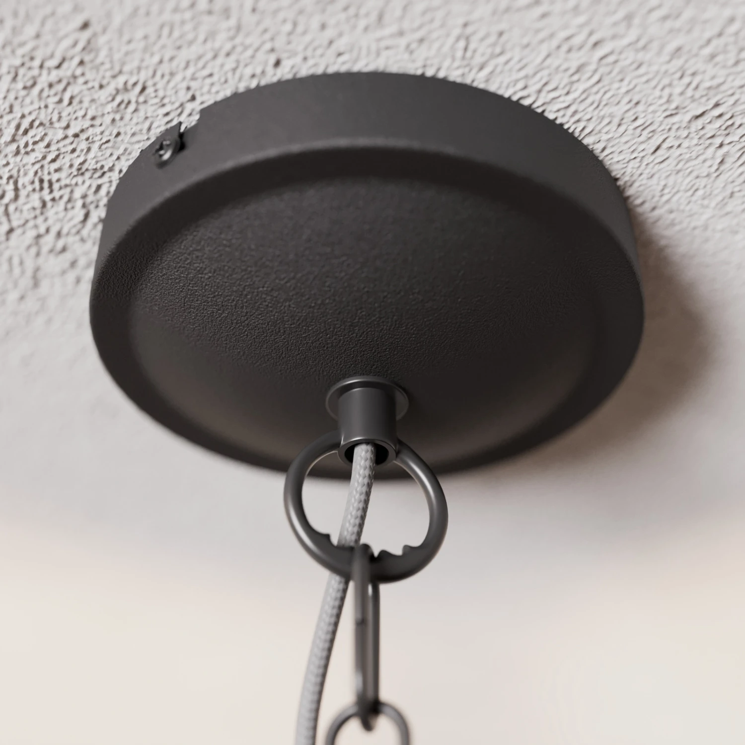 Lucande Jorna Hängeleuchte, 5-flammig, Kabel Grau 11 Lucande Jorna Hängeleuchte, 5-flammig, Kabel Grau – Bild 9