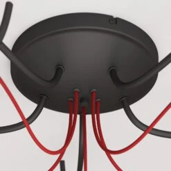 Lucande Jorna Deckenlampe, 5-flammig, Kabel Rot 19 Lucande Jorna Deckenlampe, 5-flammig, Kabel Rot -Lucande 9639378 8