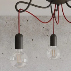 Lucande Jorna Deckenlampe, 3-flammig, Kabel Rot 15 Lucande Jorna Deckenlampe, 3-flammig, Kabel Rot -Lucande 9639380 4