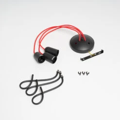 Lucande Jorna Deckenlampe, 3-flammig, Kabel Rot 18 Lucande Jorna Deckenlampe, 3-flammig, Kabel Rot -Lucande 9639380 7