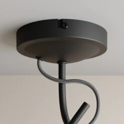 Lucande Jorna Hängeleuchte, Einflammig, Kabel Grau -Lucande 9639383 3