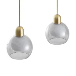 Lucande Mylah Hängelampe, Glas, Zweiflammig -Lucande 9639395 5