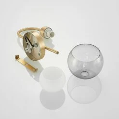 Lucande Mylah Wandleuchte Mit Glasschirm, Messing 19 Lucande Mylah Wandleuchte Mit Glasschirm, Messing -Lucande 9639398 8