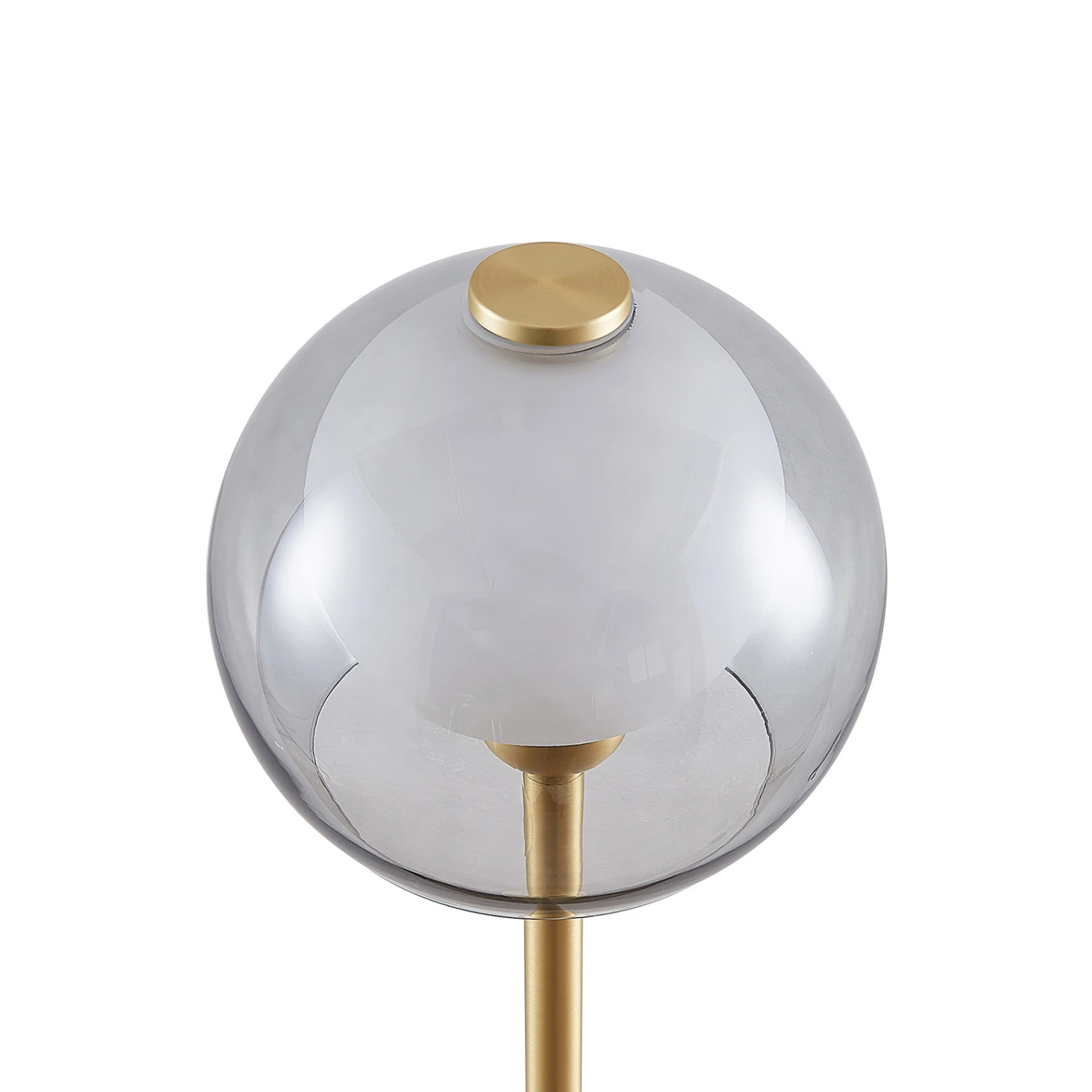 Lucande Mylah Stehleuchte Mit Glasschirm, Messing 8 Lucande Mylah Stehleuchte Mit Glasschirm, Messing – Bild 6