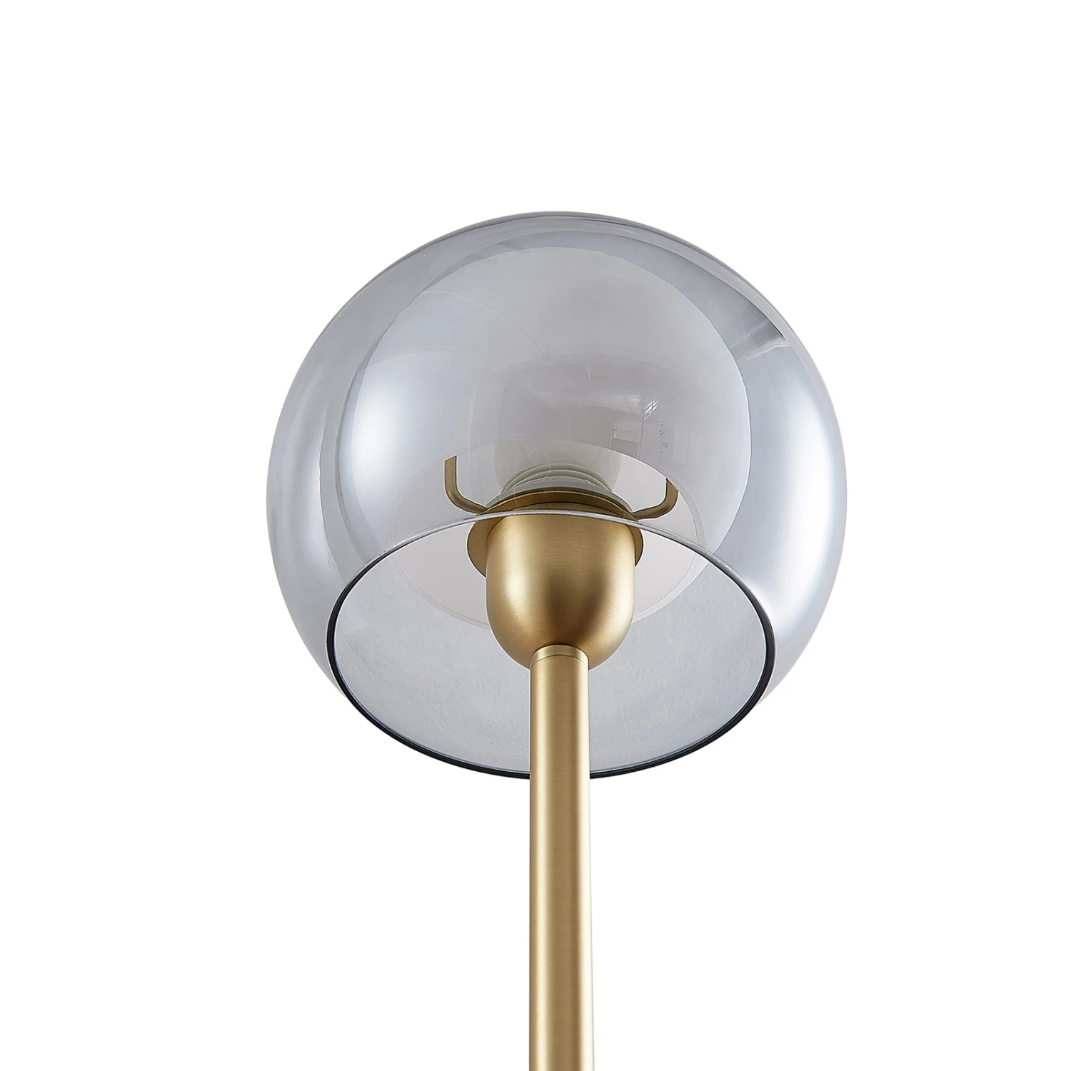 Lucande Mylah Stehleuchte Mit Glasschirm, Messing 9 Lucande Mylah Stehleuchte Mit Glasschirm, Messing – Bild 7