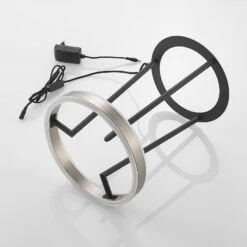 Lucande Seppe LED-Tischleuchte, Nickel -Lucande 9639424 6