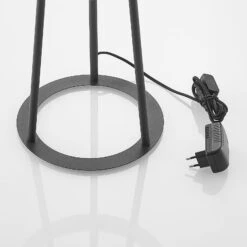 Lucande Seppe LED-Tischleuchte, Nickel -Lucande 9639424 7