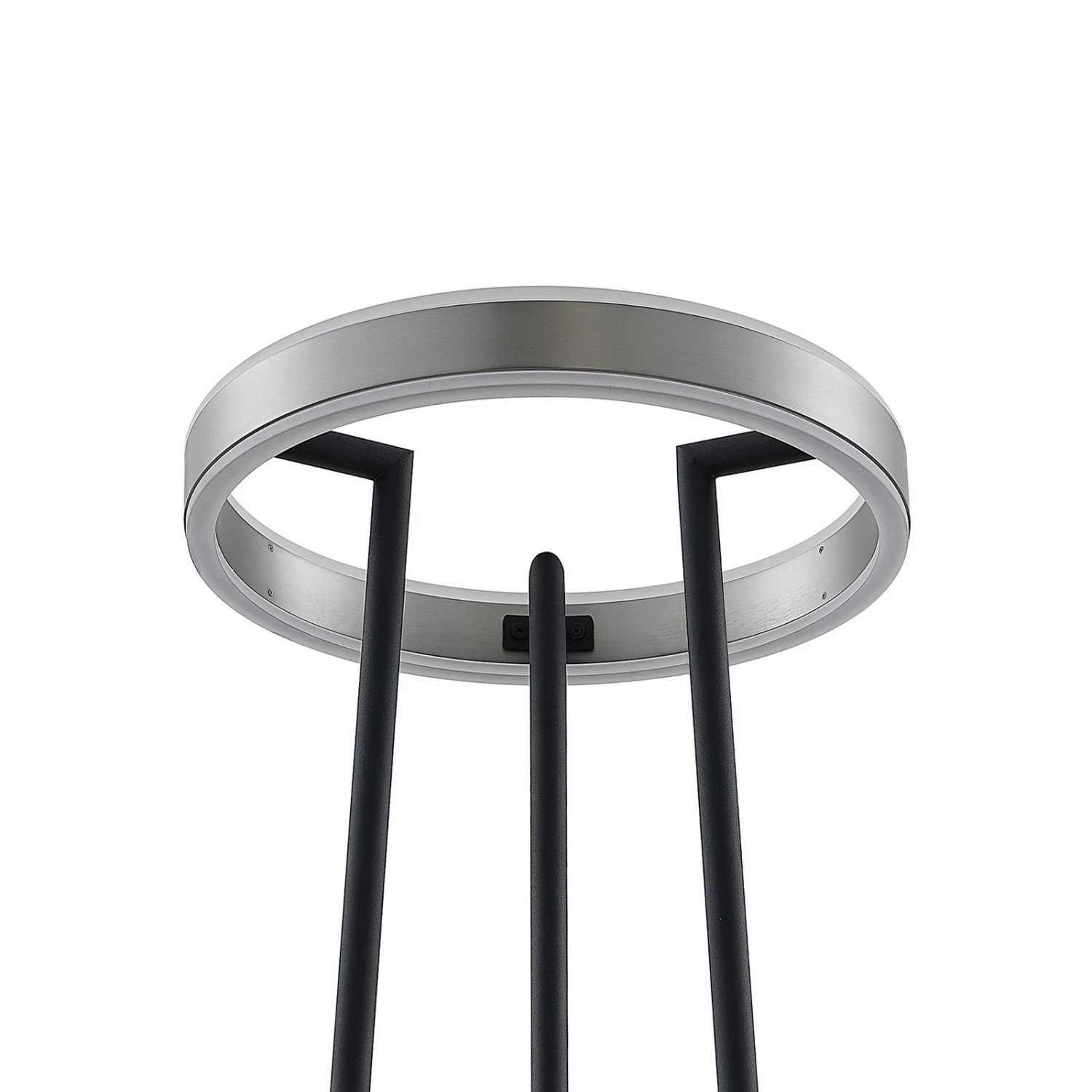 Lucande Seppe LED-Stehleuchte, Ø 30 Cm, Nickel 8 Lucande Seppe LED-Stehleuchte, Ø 30 Cm, Nickel – Bild 6