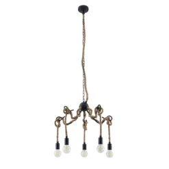 Lucande Ropina Hängeleuchte, Fünfflammig 17 Lucande Ropina Hängeleuchte, Fünfflammig -Lucande 9639429 6