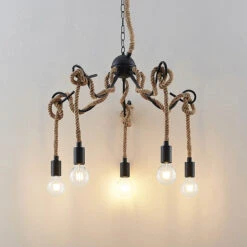 Lucande Ropina Hängeleuchte, Fünfflammig 18 Lucande Ropina Hängeleuchte, Fünfflammig -Lucande 9639429 7