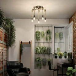 Lucande Ropina Deckenleuchte, Fünfflammig 12 Lucande Ropina Deckenleuchte, Fünfflammig -Lucande 9639430 1