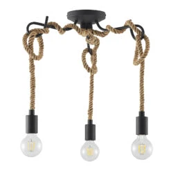 Lucande Ropina Deckenleuchte, Dreiflammig 14 Lucande Ropina Deckenleuchte, Dreiflammig -Lucande 9639431 3