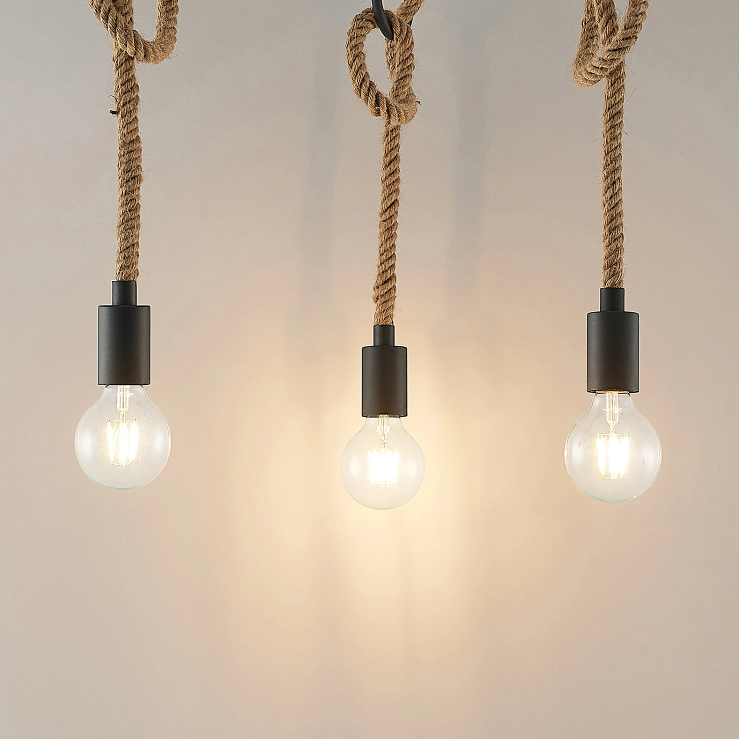 Lucande Ropina Deckenleuchte, Dreiflammig 8 Lucande Ropina Deckenleuchte, Dreiflammig – Bild 6