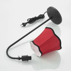 Lucande Binta Stofftischleuchte, Vintage, Rostrot 19 Lucande Binta Stofftischleuchte, Vintage, Rostrot -Lucande 9639441 8