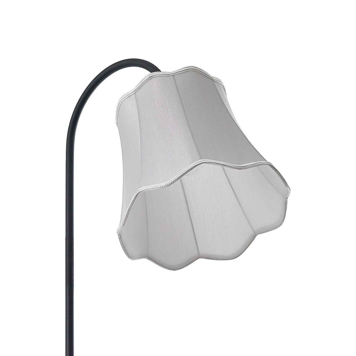 Lucande Binta Stoffstehleuchte, Vintage Silbergrau 8 Lucande Binta Stoffstehleuchte, Vintage Silbergrau – Bild 6