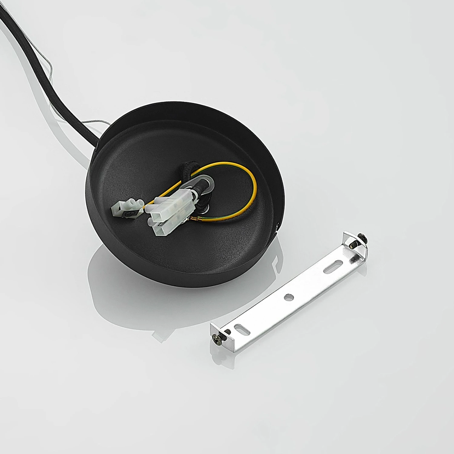 Lucande Binta Hängelampe, Dreiflammig, Silbergrau 11 Lucande Binta Hängelampe, Dreiflammig, Silbergrau – Bild 9