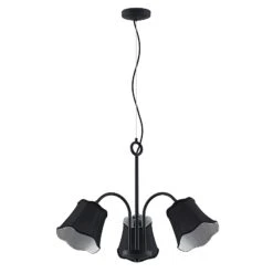 Lucande Binta Hängelampe, Dreiflammig, Schwarz -Lucande 9639458 2