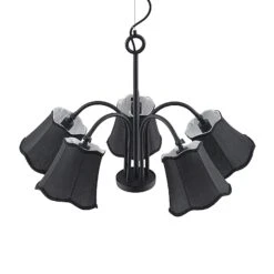 Lucande Binta Hängelampe, Fünfflammig, Schwarz 16 Lucande Binta Hängelampe, Fünfflammig, Schwarz -Lucande 9639464 5