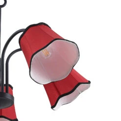 Lucande Binta Hängelampe, Fünfflammig, Rostrot -Lucande 9639465 6