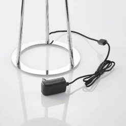 Lucande Glimmo LED-Tischleuchte, Chrom -Lucande 9639490 7