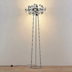 Lucande Glimmo LED-Stehleuchte, Chrom 15 Lucande Glimmo LED-Stehleuchte, Chrom -Lucande 9639491 4