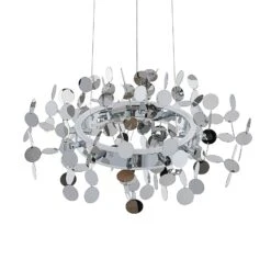 Lucande Glimmo LED-Pendelleuchte, Chrom -Lucande 9639492 6