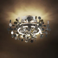 Lucande Glimmo LED-Deckenleuchte, Chrom -Lucande 9639493 6