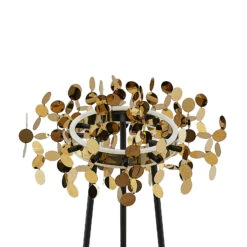 Lucande Glimmo LED-Tischleuchte, Schwarz, Messing -Lucande 9639494 4