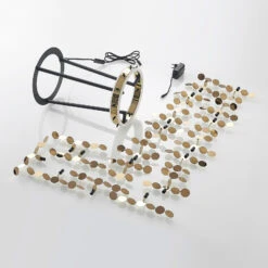 Lucande Glimmo LED-Tischleuchte, Schwarz, Messing -Lucande 9639494 7