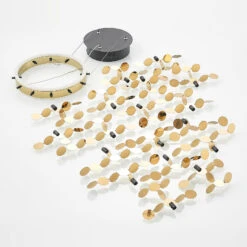 Lucande Glimmo LED-Pendelleuchte, Schwarz, Messing -Lucande 9639496 7