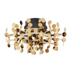 Lucande Glimmo LED-Deckenleuchte, Schwarz, Messing 14 Lucande Glimmo LED-Deckenleuchte, Schwarz, Messing -Lucande 9639497 3