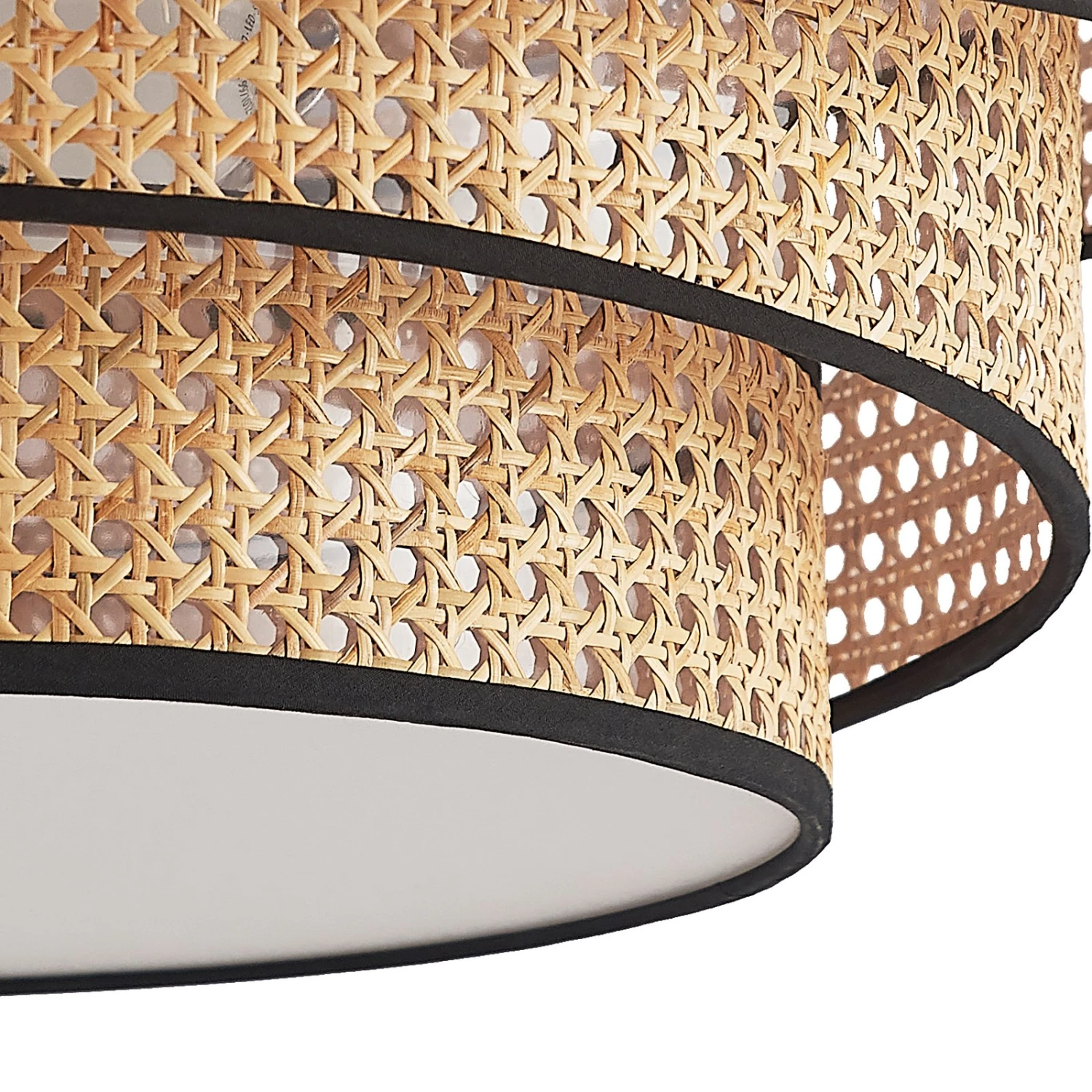 Lucande Elowen Deckenleuchte, Rattangeflecht 7 Lucande Elowen Deckenleuchte, Rattangeflecht – Bild 5