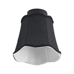 Lucande Binta Stoffdeckenlampe, Vintage, Schwarz -Lucande 9639536 3