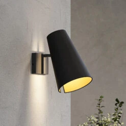 Lucande Kemoni Wandleuchte, Einflammig