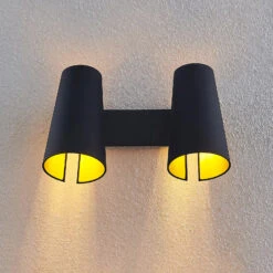 Lucande Kemoni Wandleuchte, Zweiflammig 17 Lucande Kemoni Wandleuchte, Zweiflammig -Lucande 9639545 6