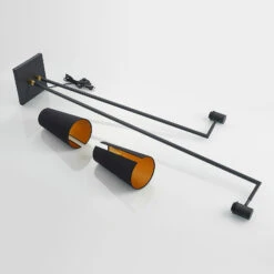 Lucande Kemoni Stehleuchte Mit Textilschirmen -Lucande 9639547 8